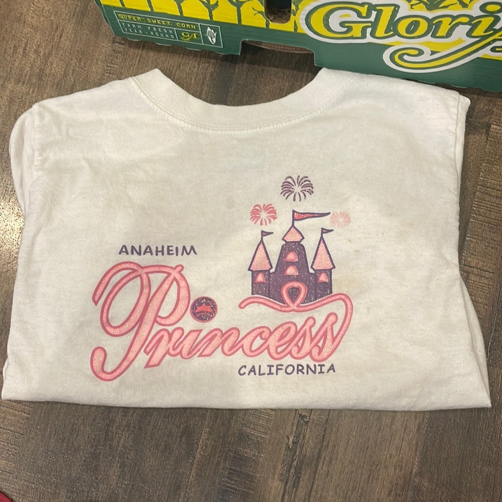 anaheim princess disney shirt